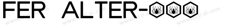 Ferwalter字体转换