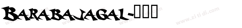 Barabajagal字体转换