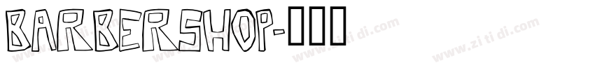 BARBERSHOP字体转换