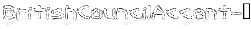 BritishCouncilAccent字体转换