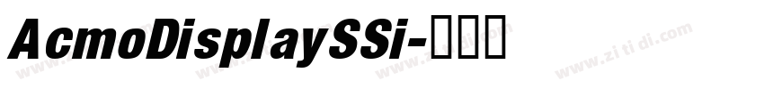 AcmoDisplaySSi字体转换