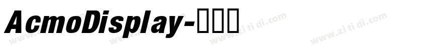 AcmoDisplay字体转换 AcmoDisplay字体转换