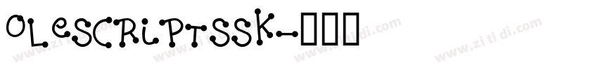 OleScriptSSK字体转换