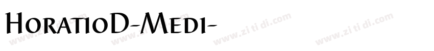 HoratioD-Medi字体转换