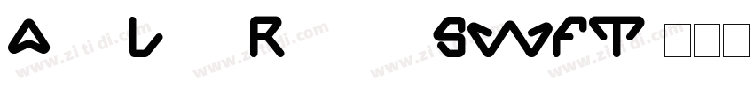 AeroLightRegularSWFT字体转换