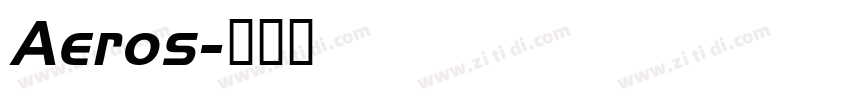Aeros字体转换