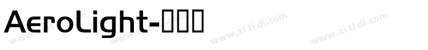 AeroLight字体转换