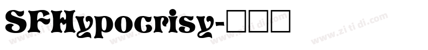 SFHypocrisy字体转换
