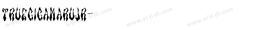 TrueGigaMaruJr字体转换