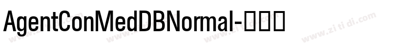 AgentConMedDBNormal字体转换