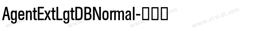 AgentExtLgtDBNormal字体转换 AgentExtLgtDBNormal字体转换