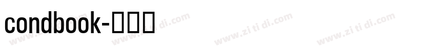 condbook字体转换