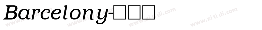 Barcelony字体转换