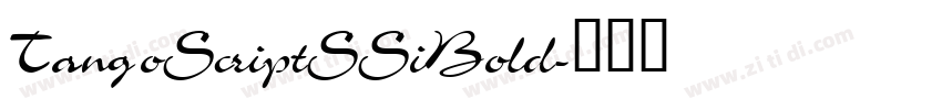 TangoScriptSSiBold字体转换