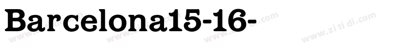 Barcelona15-16字体转换