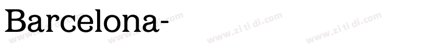 Barcelona字体转换