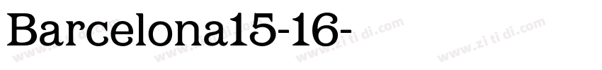 Barcelona15-16字体转换