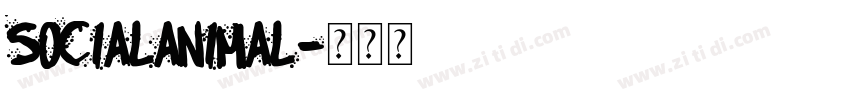 SociaLAnimaL字体转换