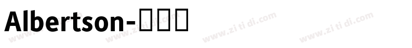 Albertson字体转换