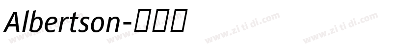 Albertson字体转换