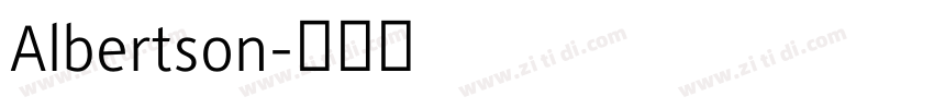 Albertson字体转换