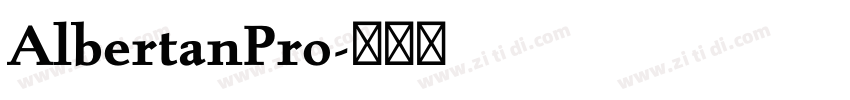 AlbertanPro字体转换