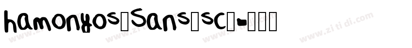hamonyos_Sans_sc_字体转换