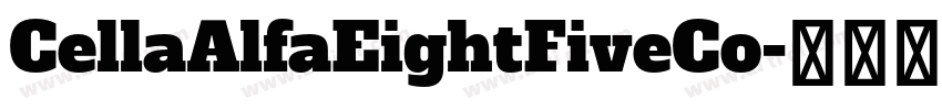 CellaAlfaEightFiveCo字体转换