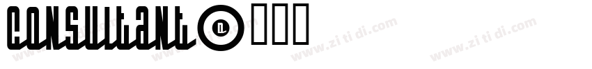 Consultant字体转换