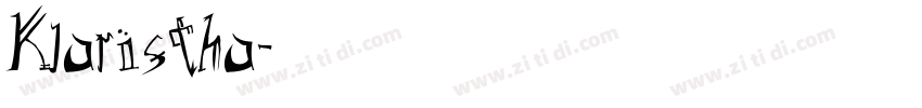 Klaristha字体转换