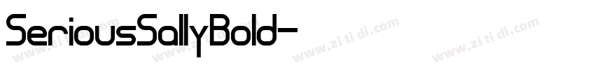 SeriousSallyBold字体转换