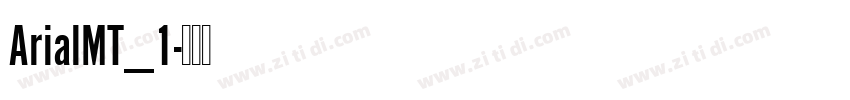 ArialMT_1字体转换