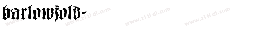barlowfold字体转换