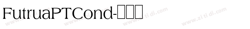 FutruaPTCond字体转换