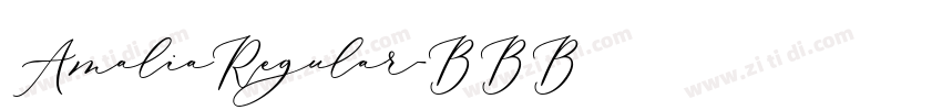 AmaliaRegular字体转换