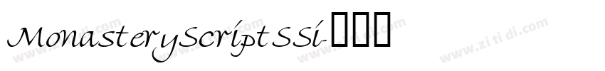 MonasteryScriptSSi字体转换