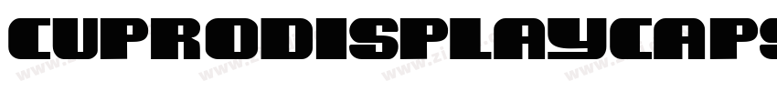 CuproDisplayCapsSSi字体转换