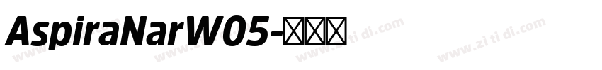 AspiraNarW05字体转换