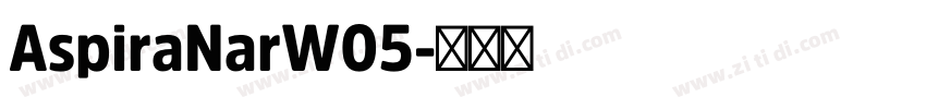 AspiraNarW05字体转换