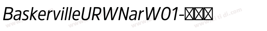 BaskervilleURWNarW01字体转换