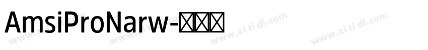 AmsiProNarw字体转换 AmsiProNarw字体转换