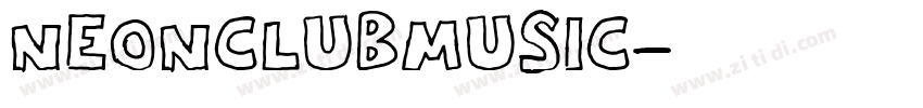 NEONCLUBMUSIC字体转换
