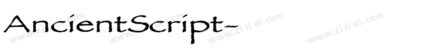 AncientScript字体转换