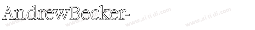 AndrewBecker字体转换 AndrewBecker字体转换