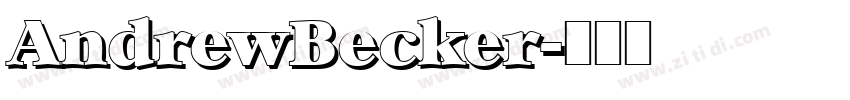 AndrewBecker字体转换 AndrewBecker字体转换
