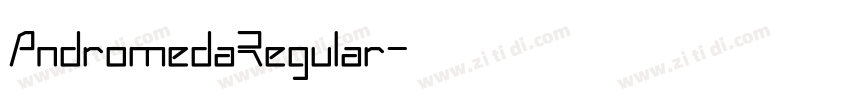 AndromedaRegular字体转换