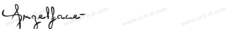 Angelface字体转换