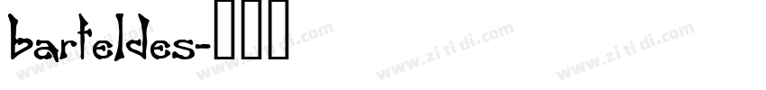 barteldes字体转换
