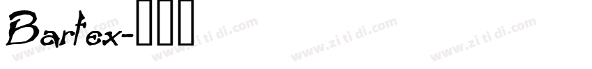 Bartex字体转换