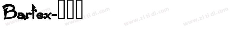 Bartex字体转换